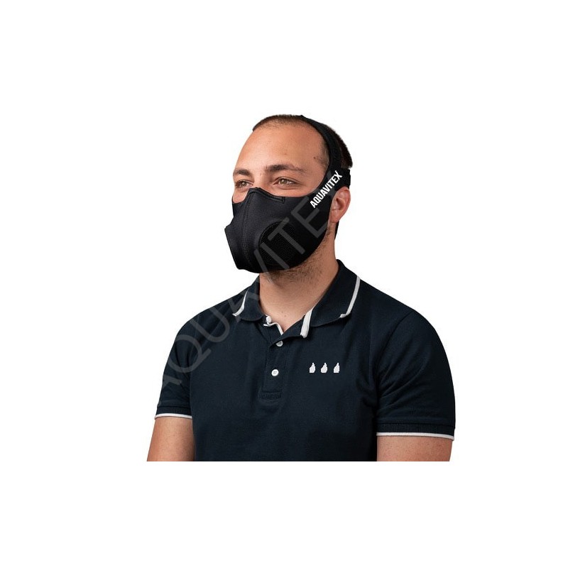 Masque antipolution fitlre à charbon active et valve de respiaration